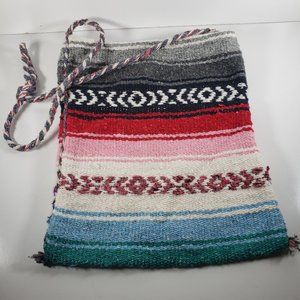 FESTIVE Oland Falsa Sarape Style Crossbody Purse Tote Bag
